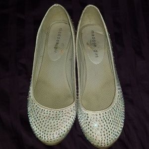 Madden girl rhinestone flats size 7